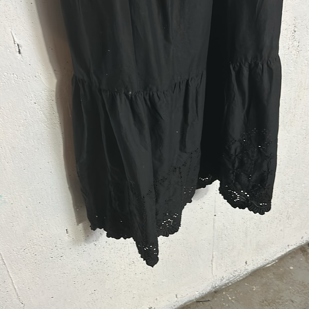Old Navy Off the Shoulders Black Embroidery Maxi Dress, XXL - Picture 7 of 9